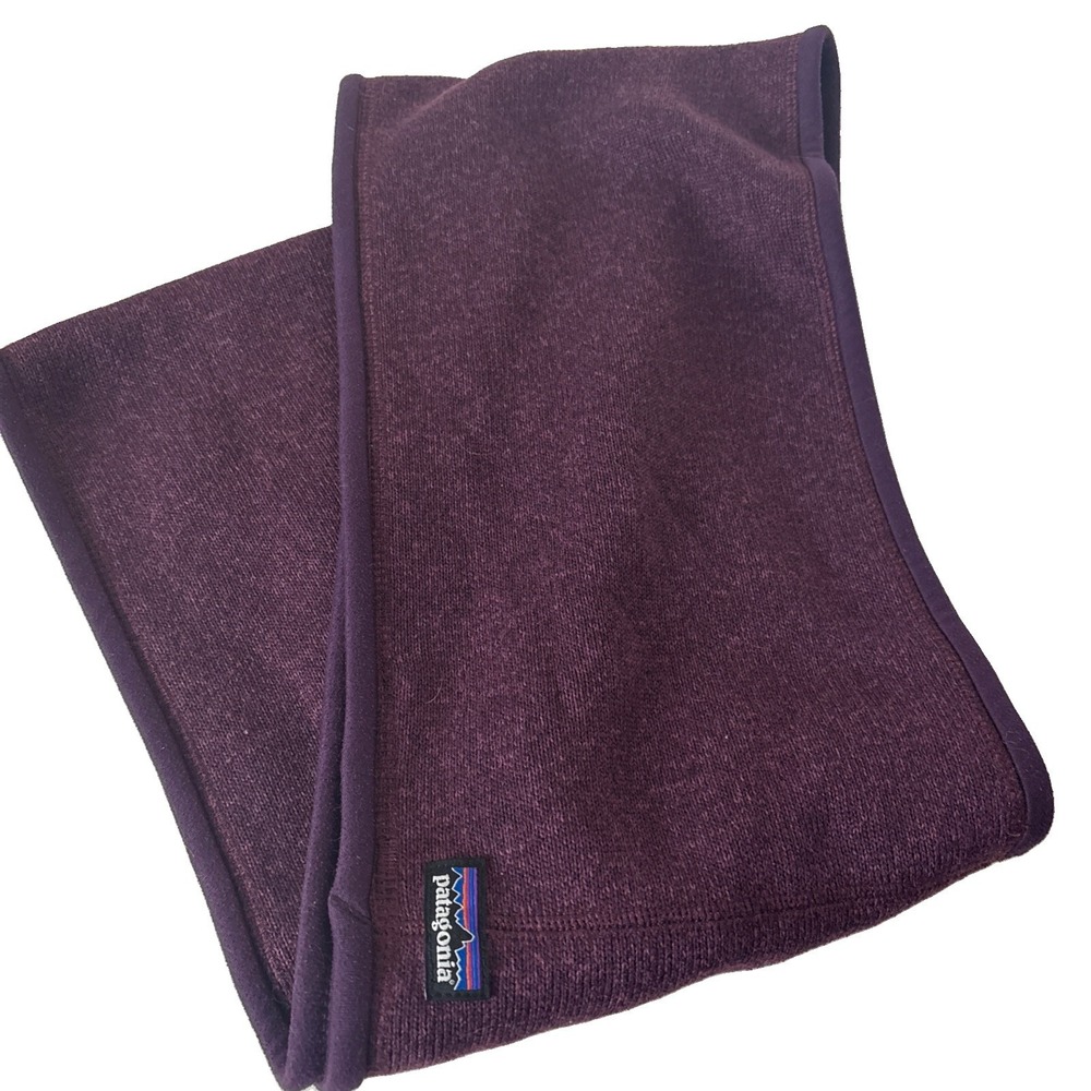 Patagonia Purple Burgundy Fleece Better Sweater Infinity Winter Wrap Scarf